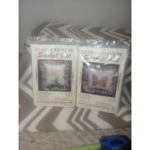 Wangs Candle wicking Sachet Kit‎ Butterfly(WkIT070) & Daffodil(WKIT073) NOS 83'
